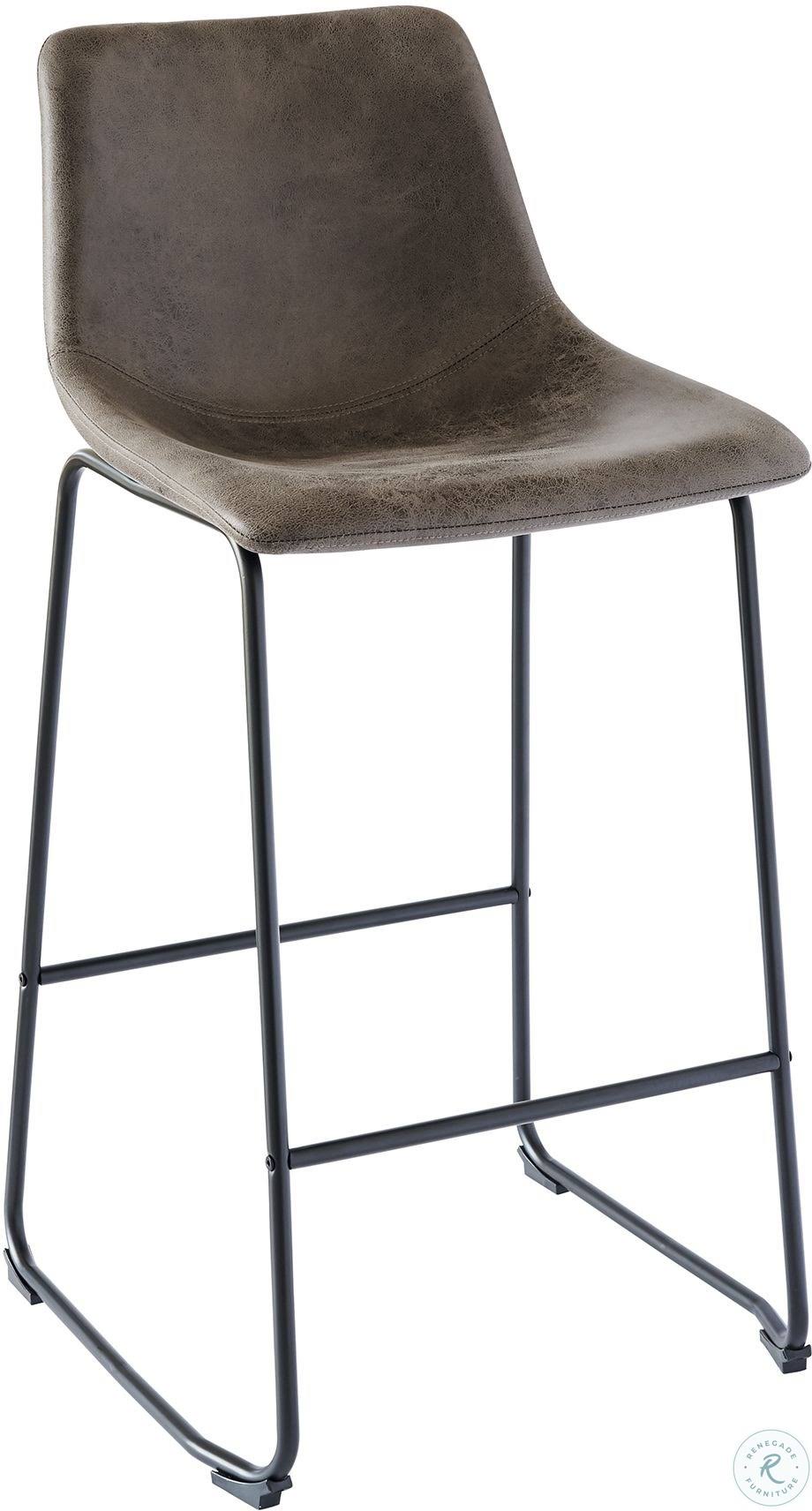 Metal Bar Stool Set, Gray M48846