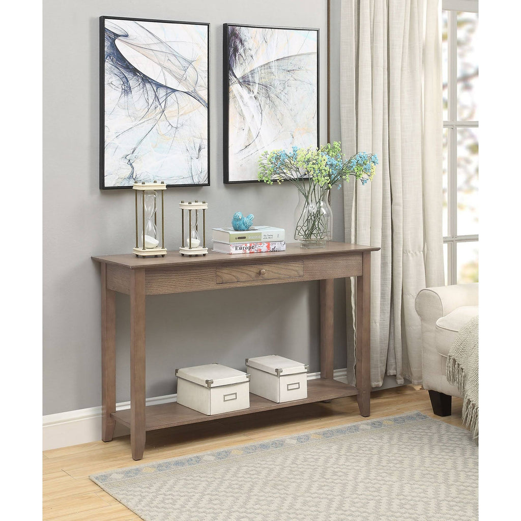 Cherry Single-Drawer Console Table M77211