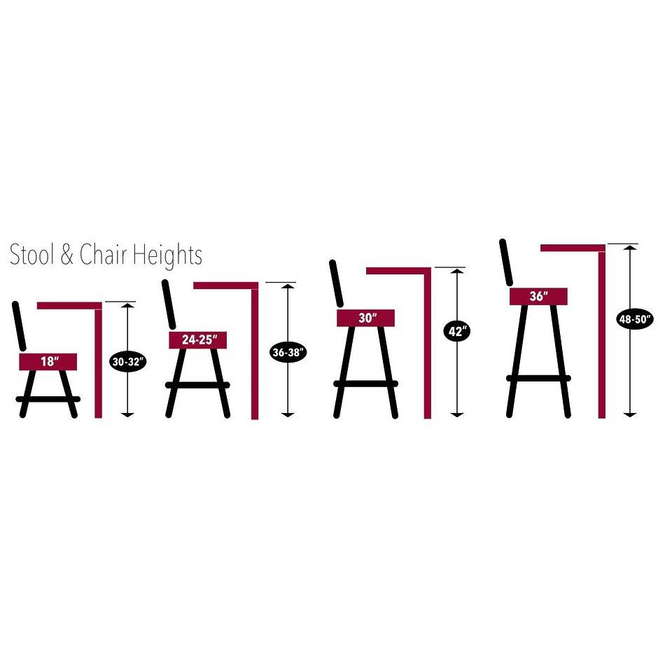 42 in. Black Pub Table Q1383