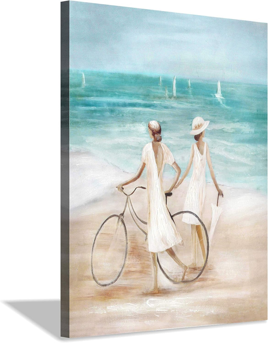 36” x 24” Framed Canvas Painting Wall Art R11035