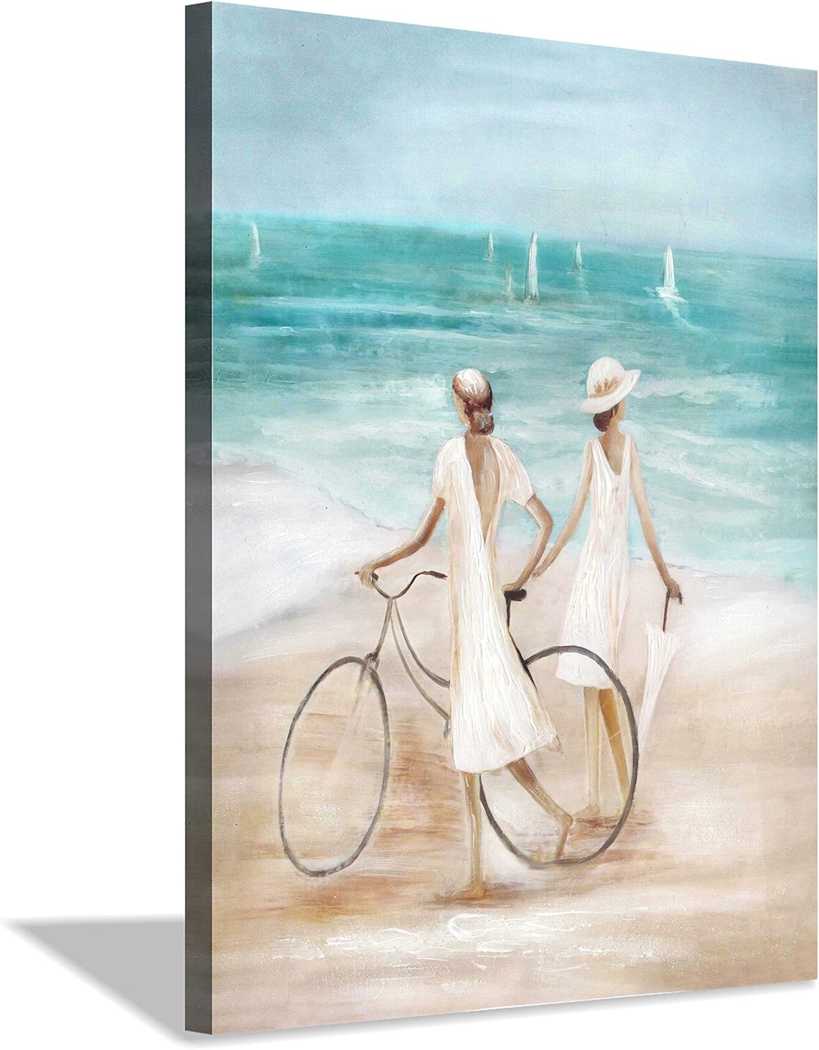 36” x 24” Framed Canvas Painting Wall Art R11035