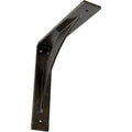 Antiqued Warm Silver Steel Bracket H386073