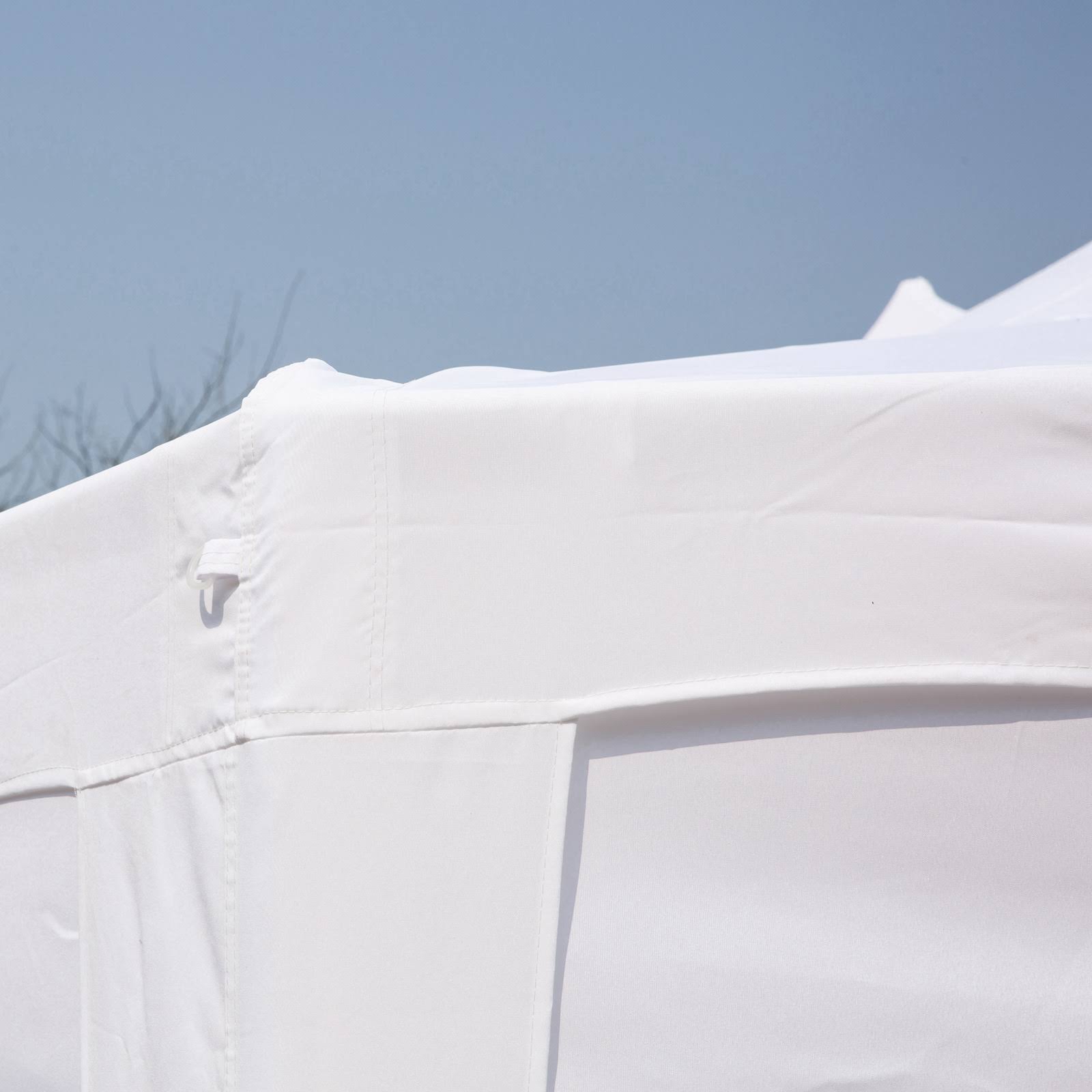 White 10-Wall Gazebo Canopy Tent I95738