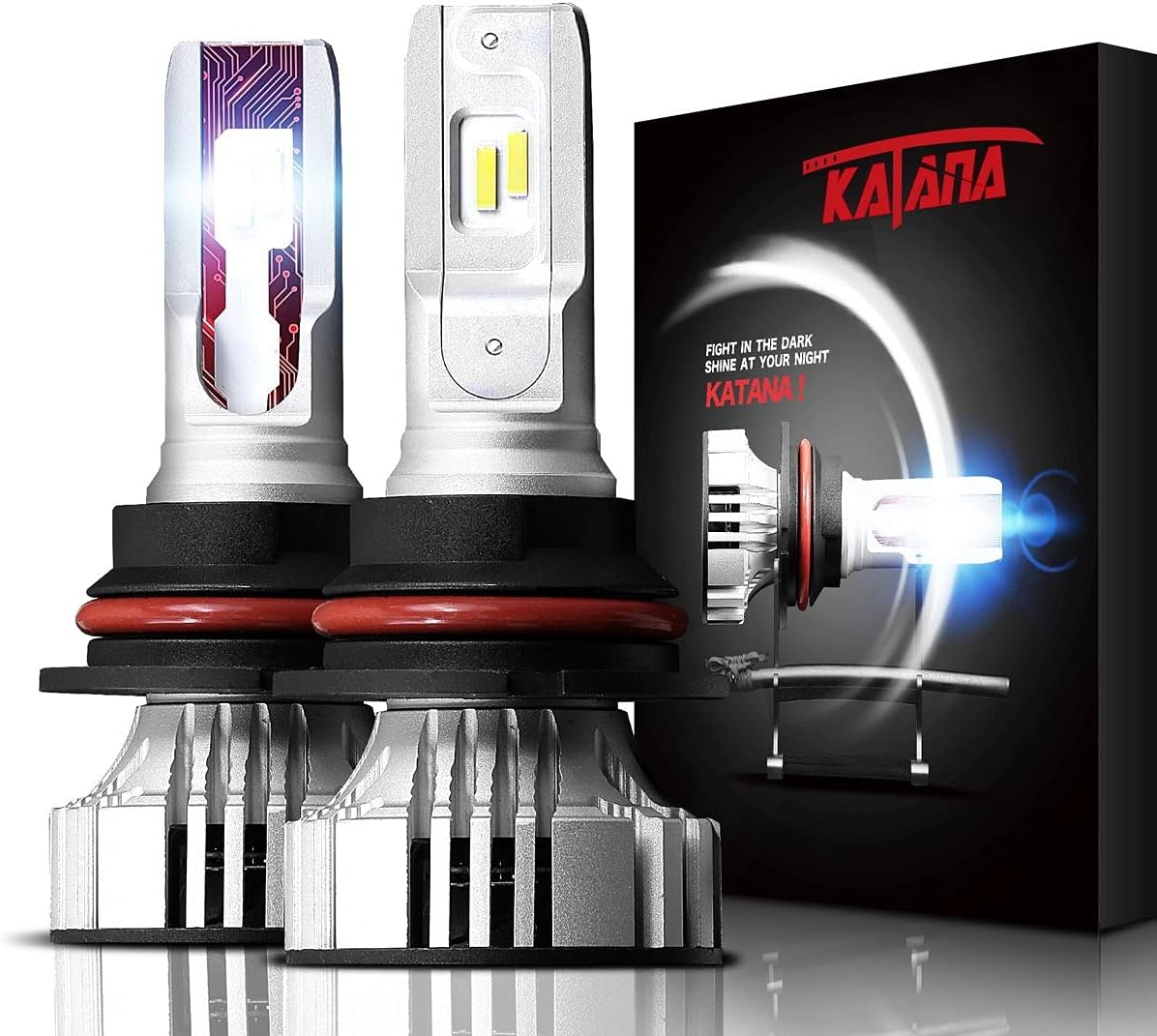 HB4 LED Headlight Bulbs, 12000LM 72W 6500K, Pack of 2 J11965