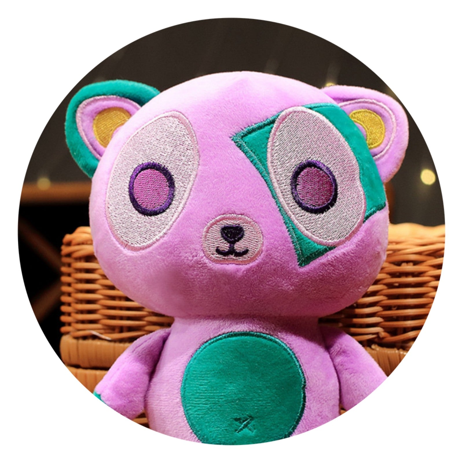 Purple 9.8 Inch Plush Teddy Bear Doll C410