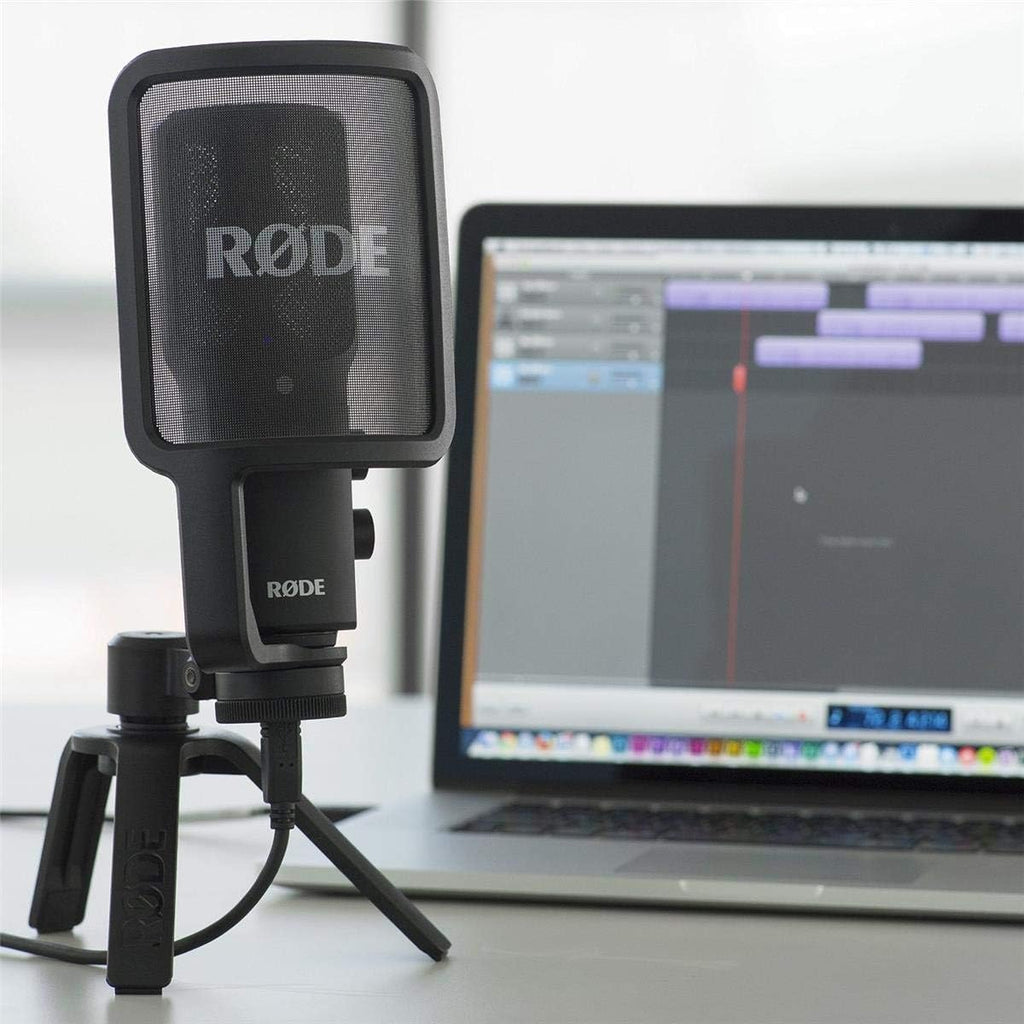 Rode NT-USB USB Microphone with Rode PSA-1 Studio Boom Arm A807241