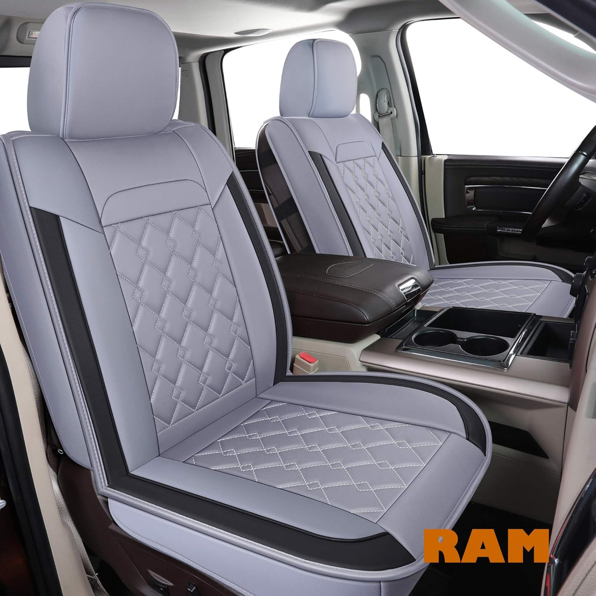 Ram Seat Covers with Center Console Cover (Black) R996339