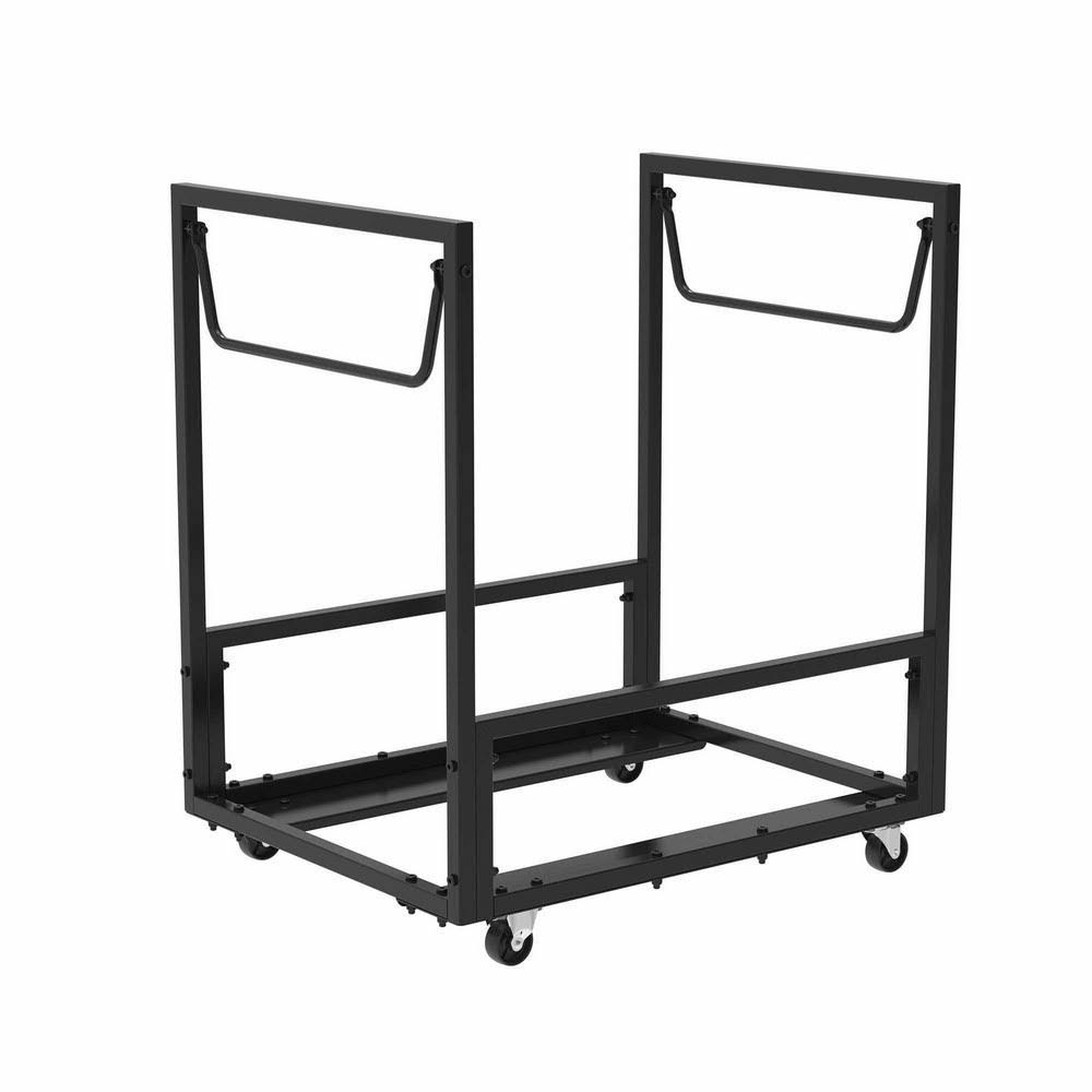Black Rolling Chair Cart U6436