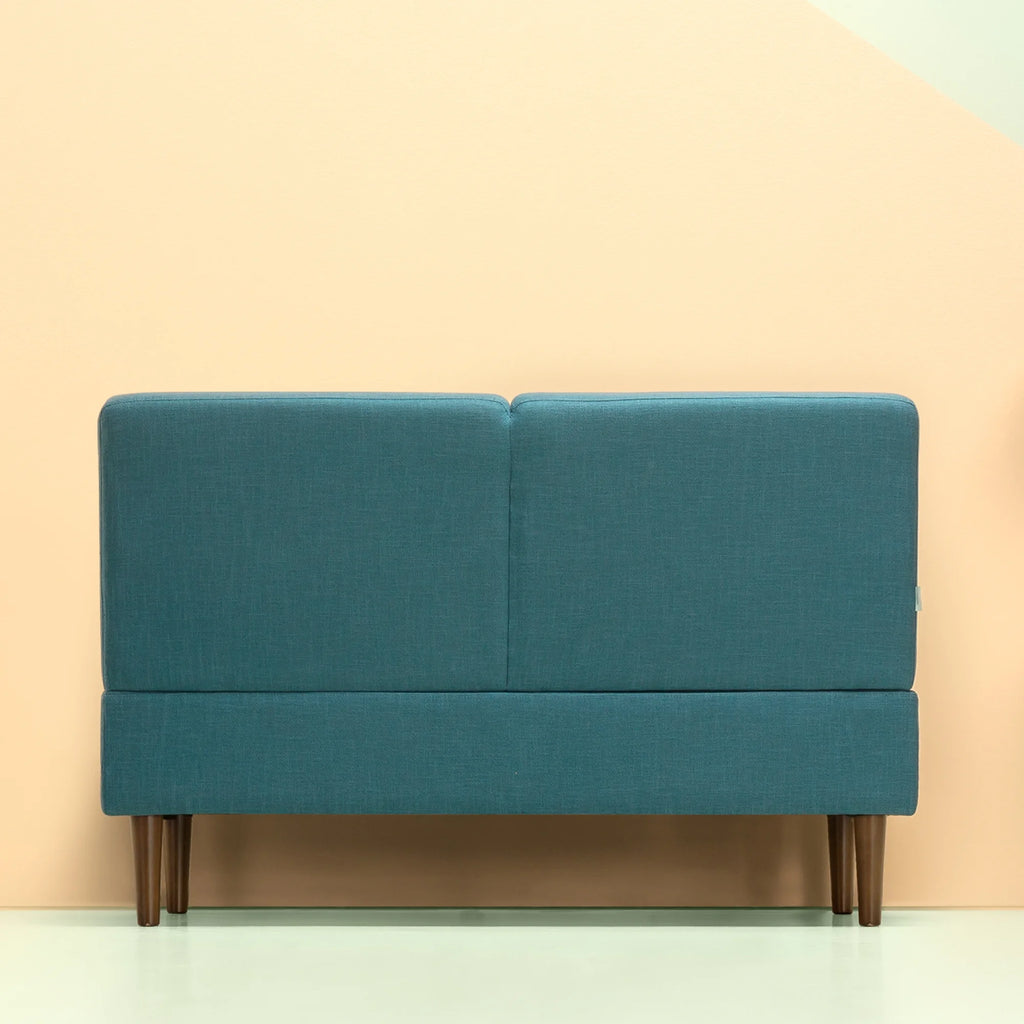 Turquoise Armless 2-Seater Loveseat P30307
