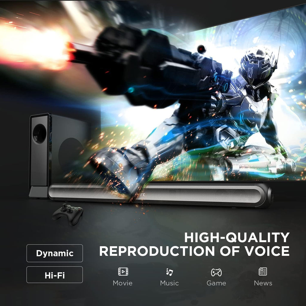 240W 2.1 Sound Bar with 6.5'' Wireless Subwoofer G91410