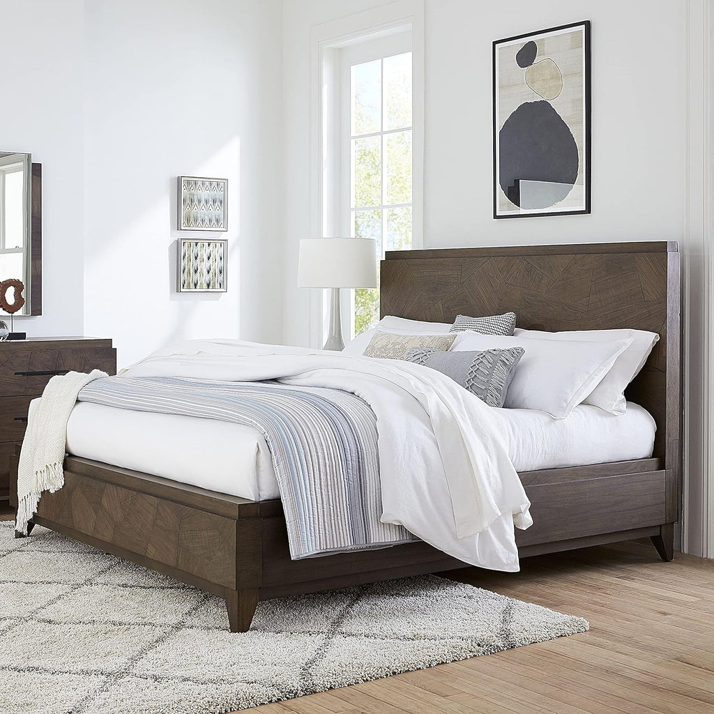 Solid Wood Bed California King B7923