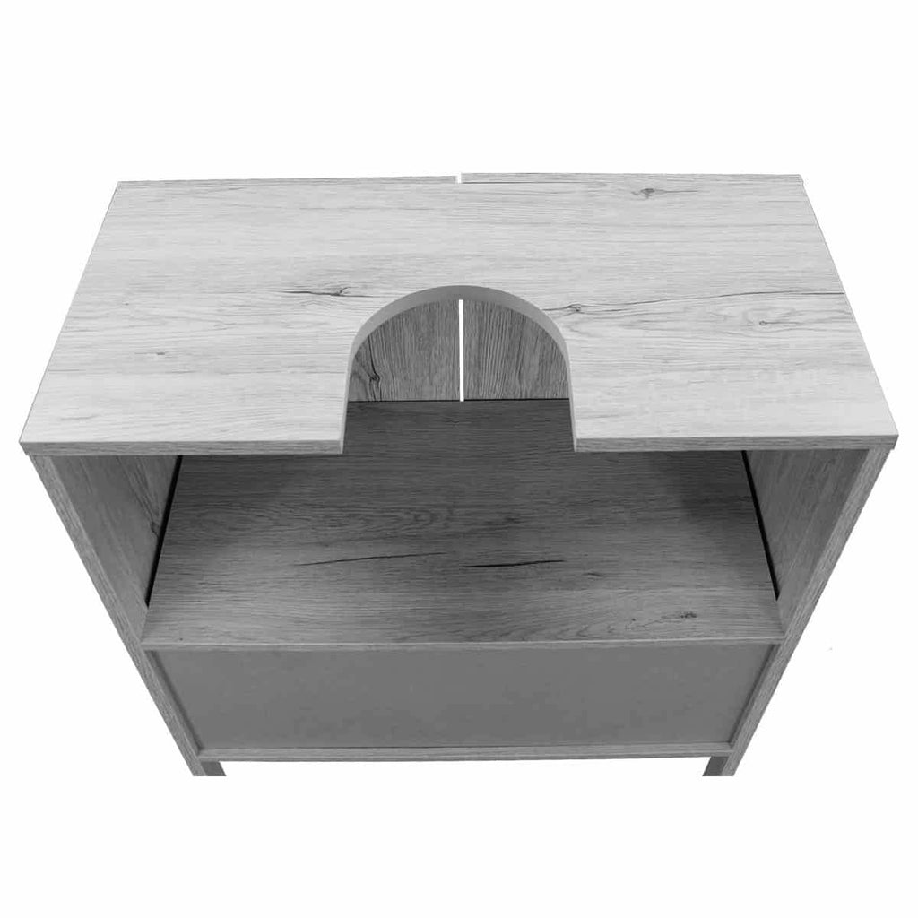 Oslo Gray Oak Under Sink Storage Cabinet O876