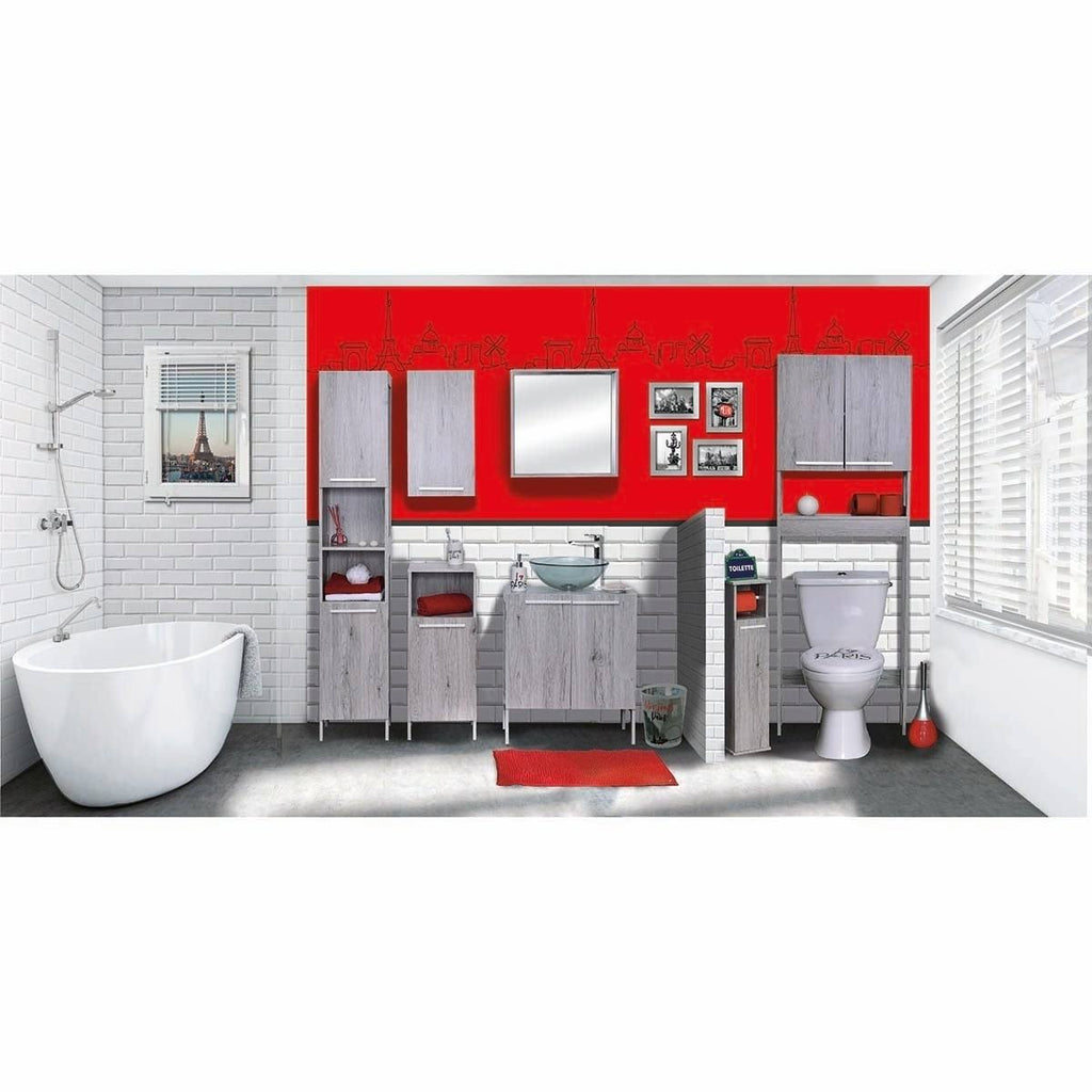 Oslo Gray Oak Under Sink Storage Cabinet O876