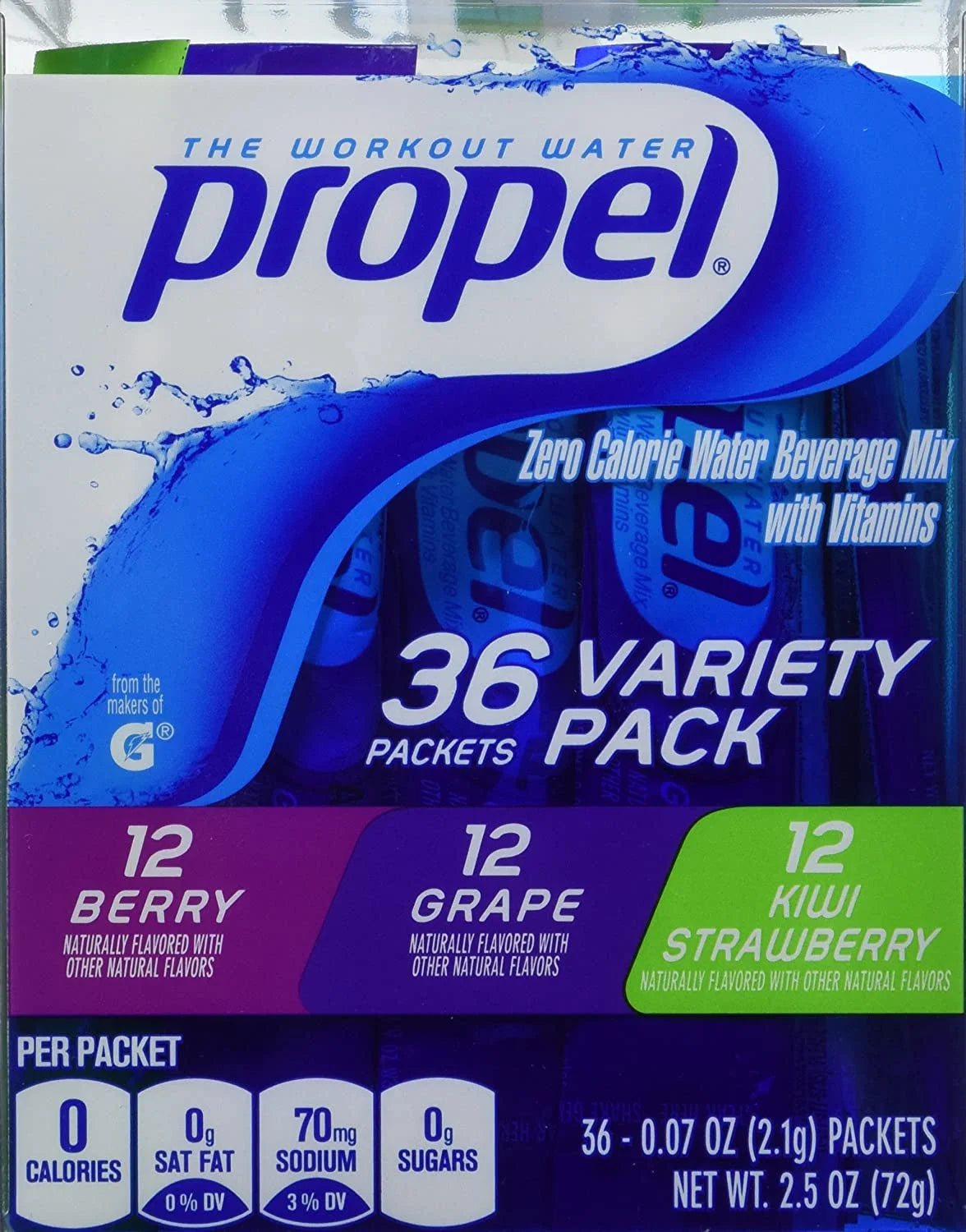 Zero Calorie Nutrient Enhanced Water Beverage Mix (36 packets) N77696