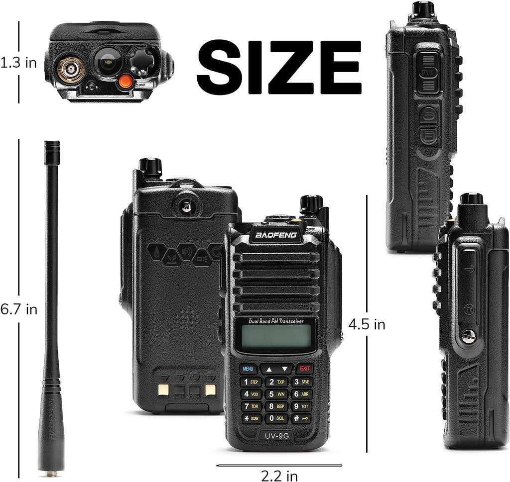 GMRS Radio Waterproof IP67 Dual Band Handheld X97172
