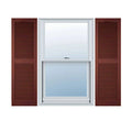 14 1/2 inch x 42 inch Vinyl Open Louver Shutters Per Pair T3363