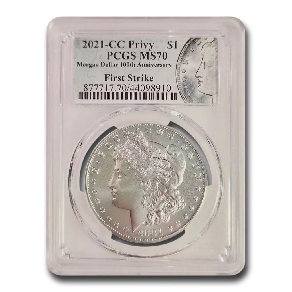 Silver Morgan Dollar MS-70 PCGS Z744