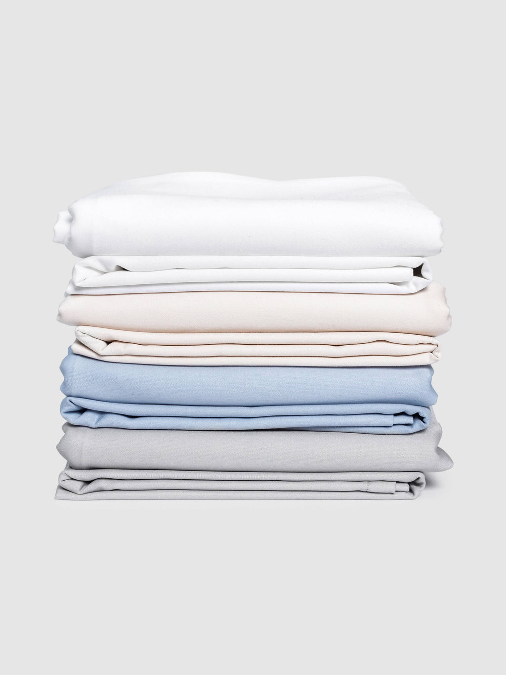Powder Blue Twin XL Percale Cooling Sheets B930