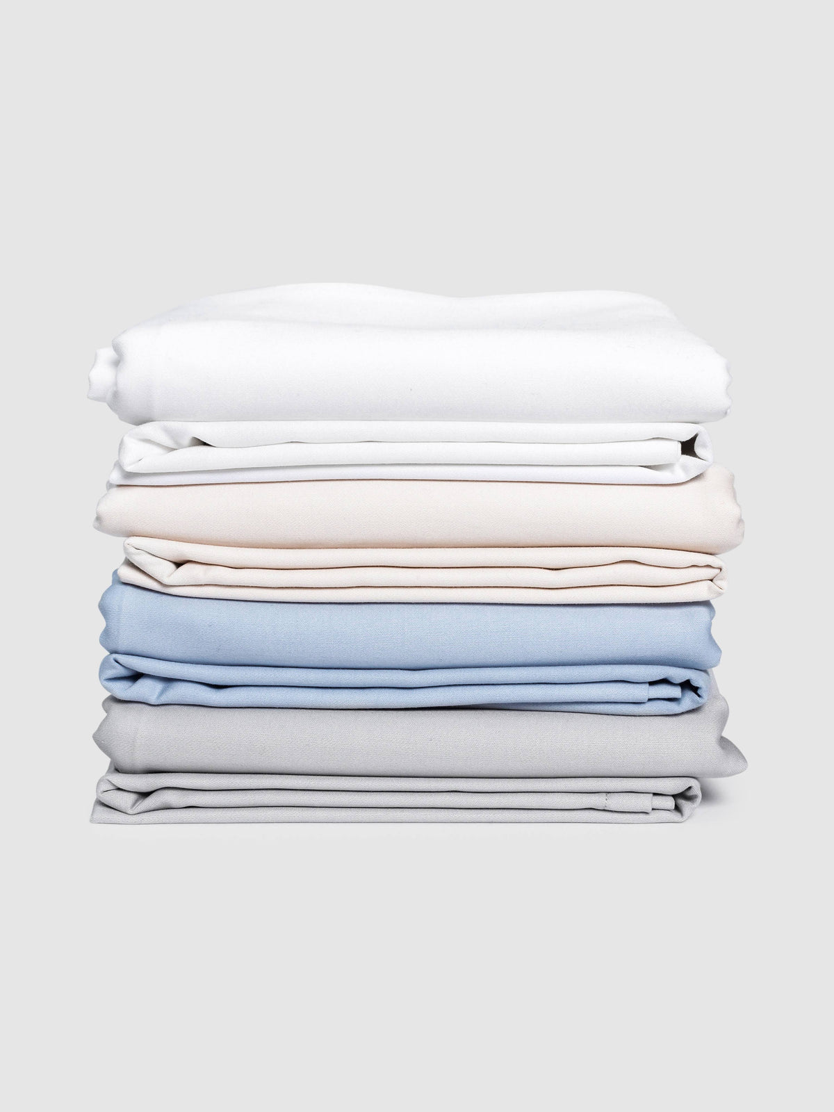 Powder Blue Twin XL Percale Cooling Sheets B930