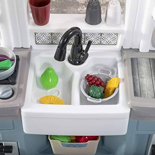 Blue Kids Kitchen Play Set Q793