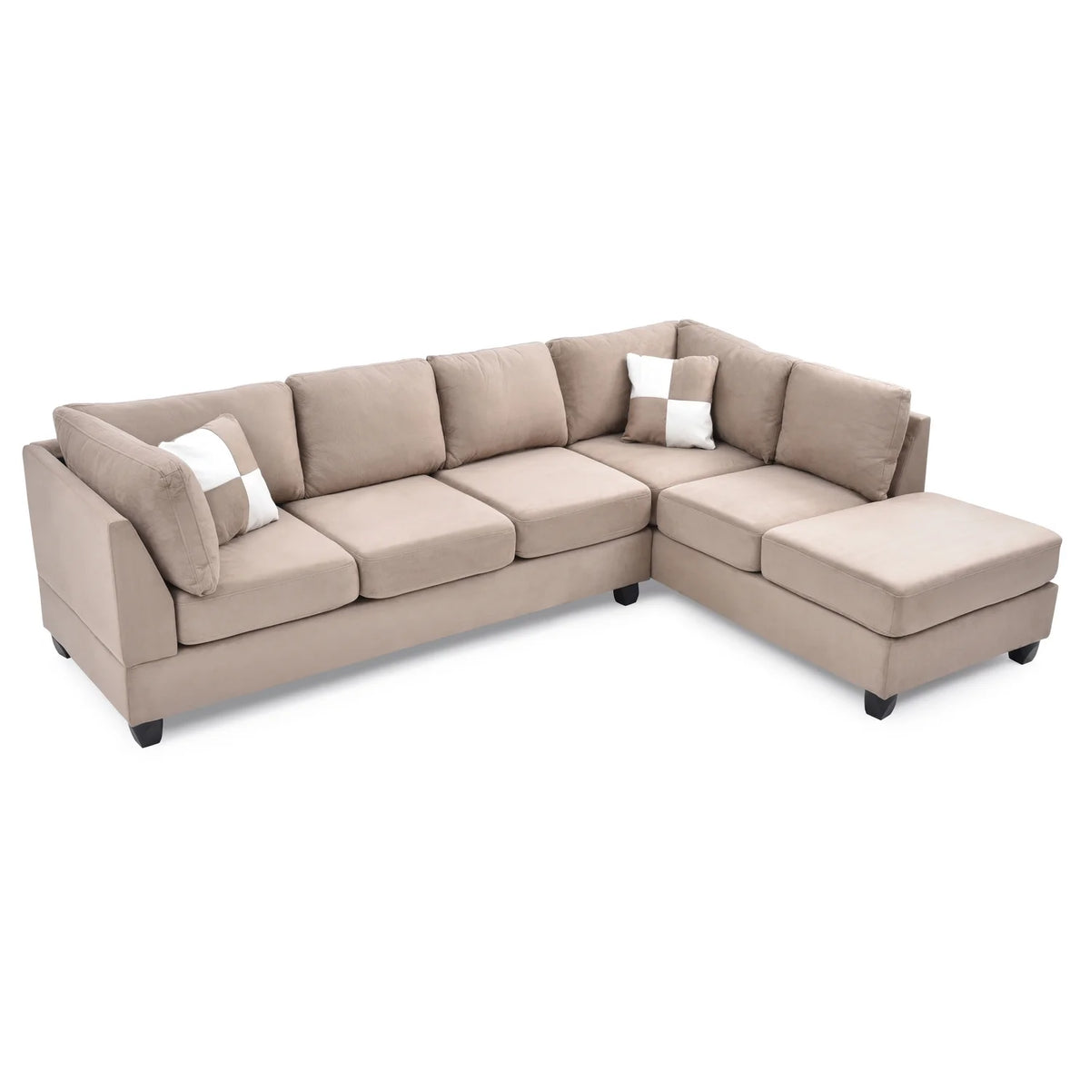 Mocha Sectional (3 Boxes) X739