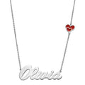 Enamel Heart Necklace U901702