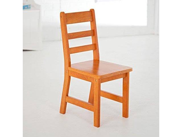 Childrens Rectangular Table and 2 Chairs Set, Walnut N97799