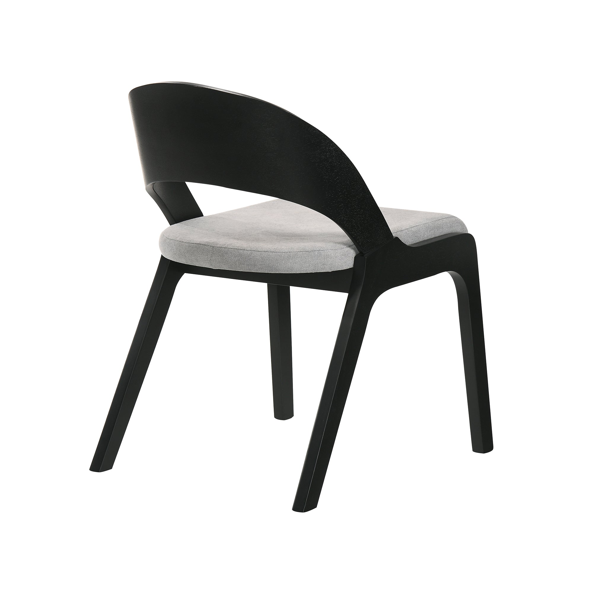 Fabric & Wood Accent Chairs, Set of 2 C6547
