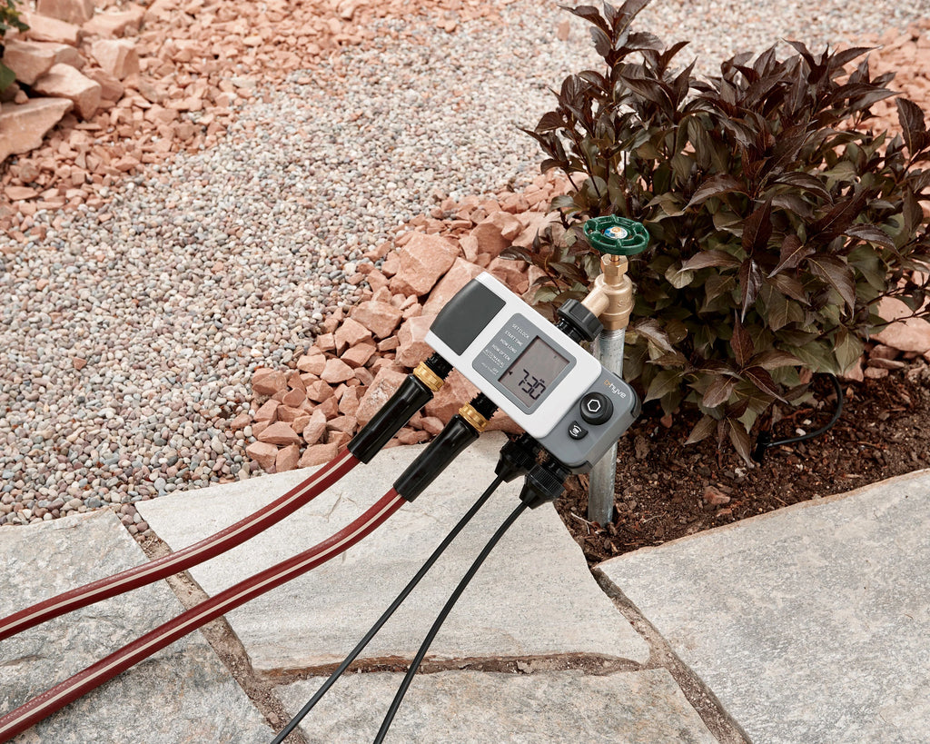 Smart 4-Outlet Hose Faucet Sprinkler Timer Q309
