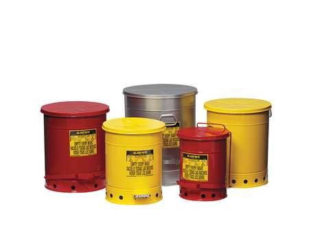 10 Gallon Red Oily Waste Can S9760
