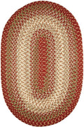10" x 10" Round Braided Rug L5659