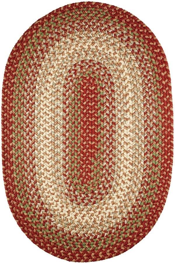 10" x 10" Round Braided Rug L5659