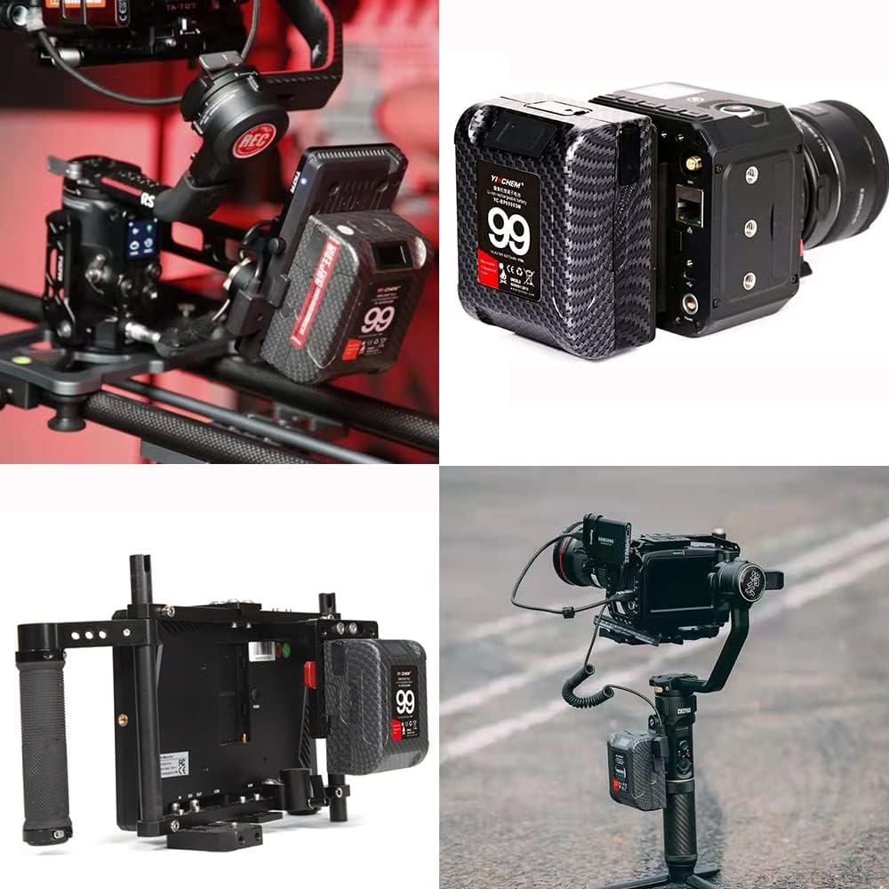 99Wh 14.4V V Mount Camcorder Battery with LCD Screen P162655