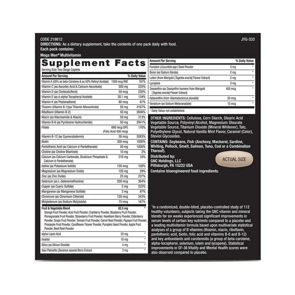 30 Vitapaks Vitality Program J111