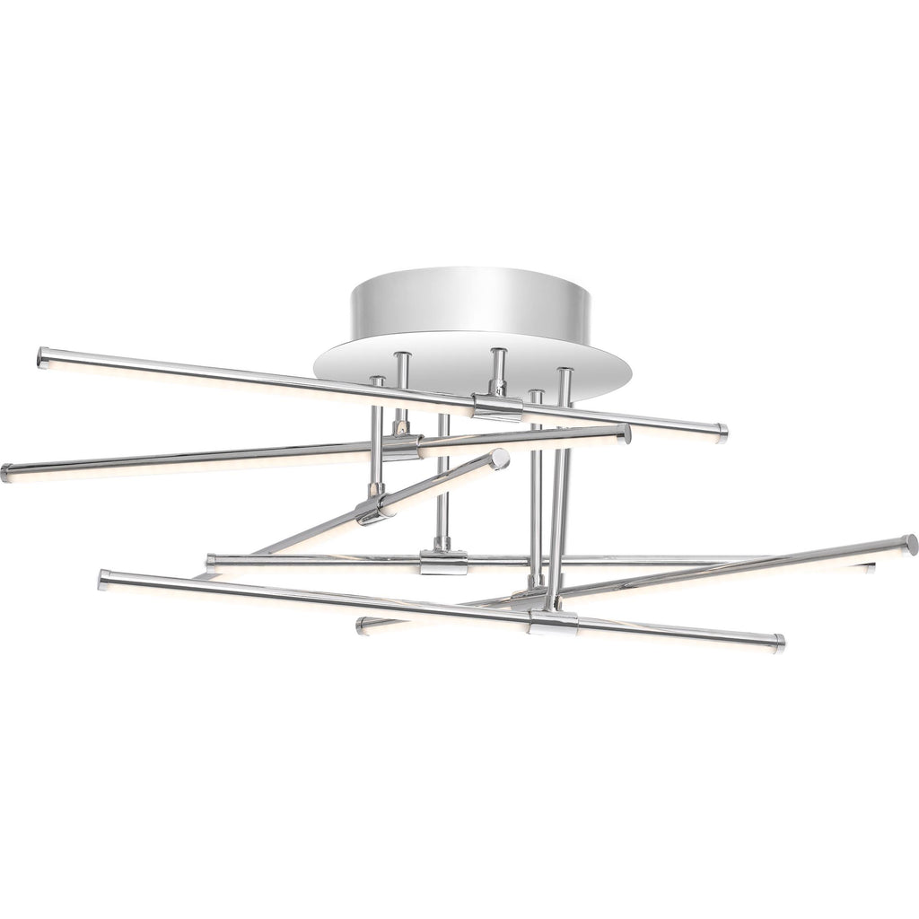 Polished Chrome Semi Flush Mount Light J205