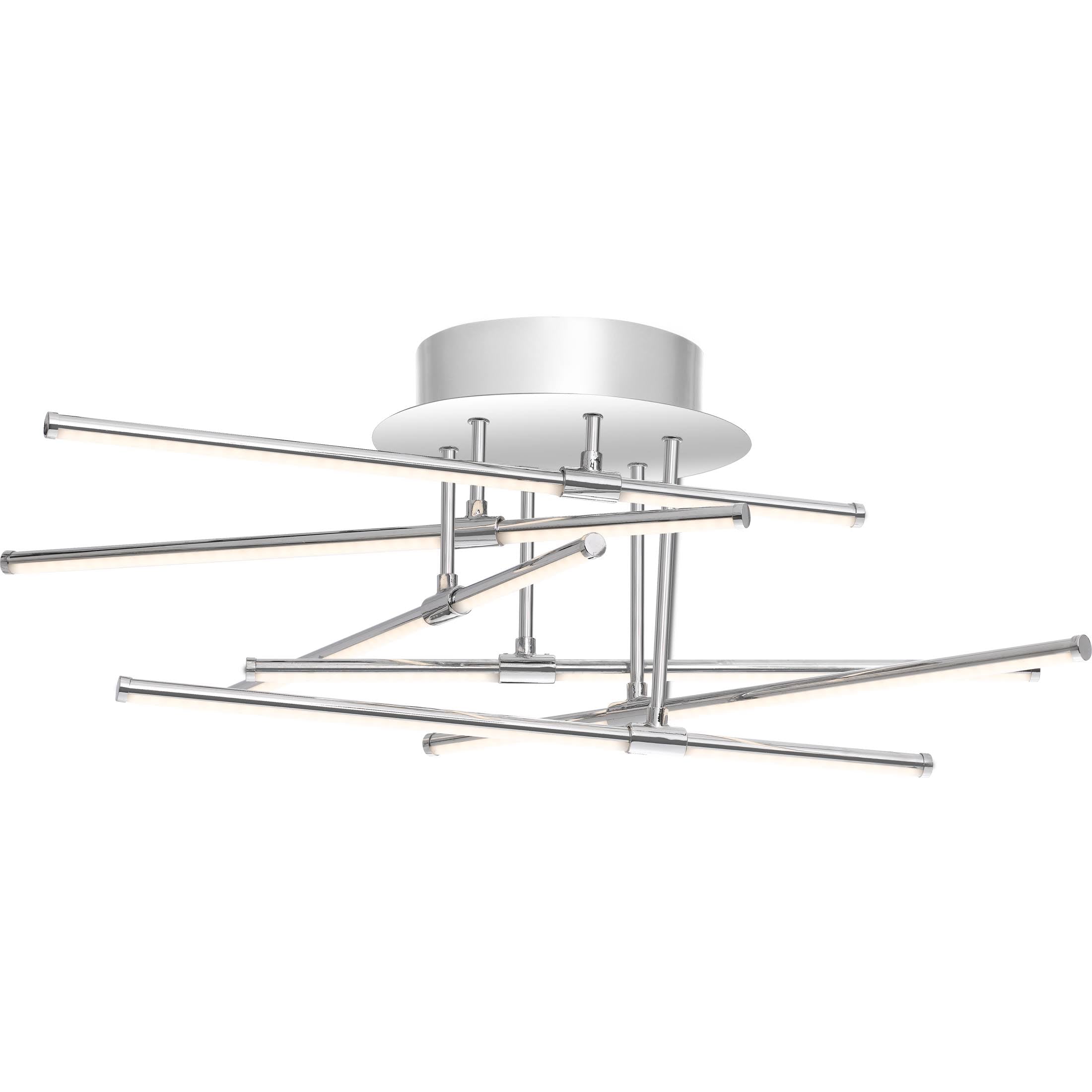 Polished Chrome Semi Flush Mount Light J205