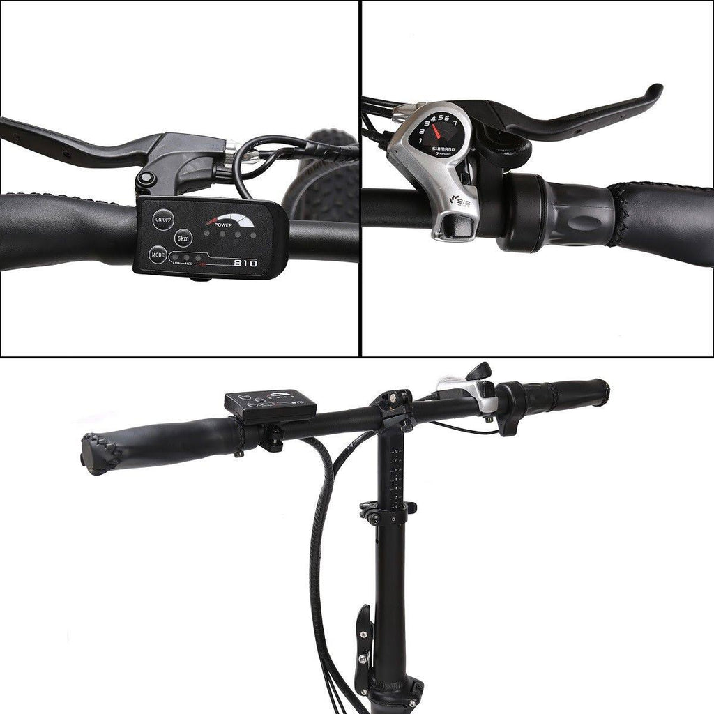 500W Folding Fat Tire Electric Bike W7014