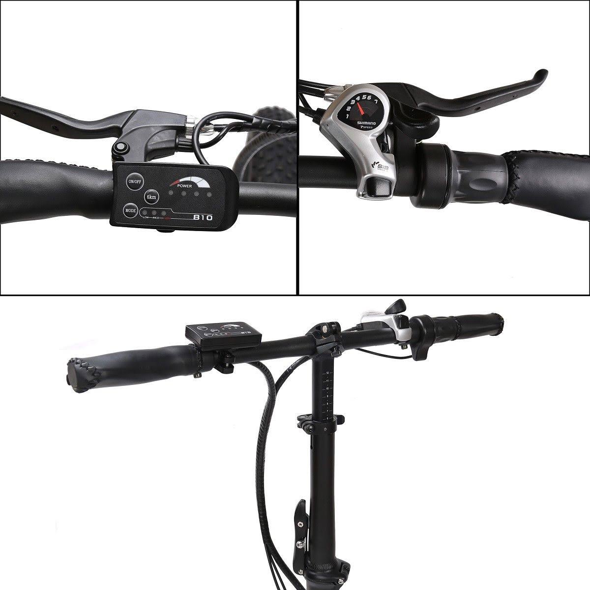 500W Folding Fat Tire Electric Bike W7014
