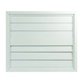 30x22 White Whole House Fan Shutter P216