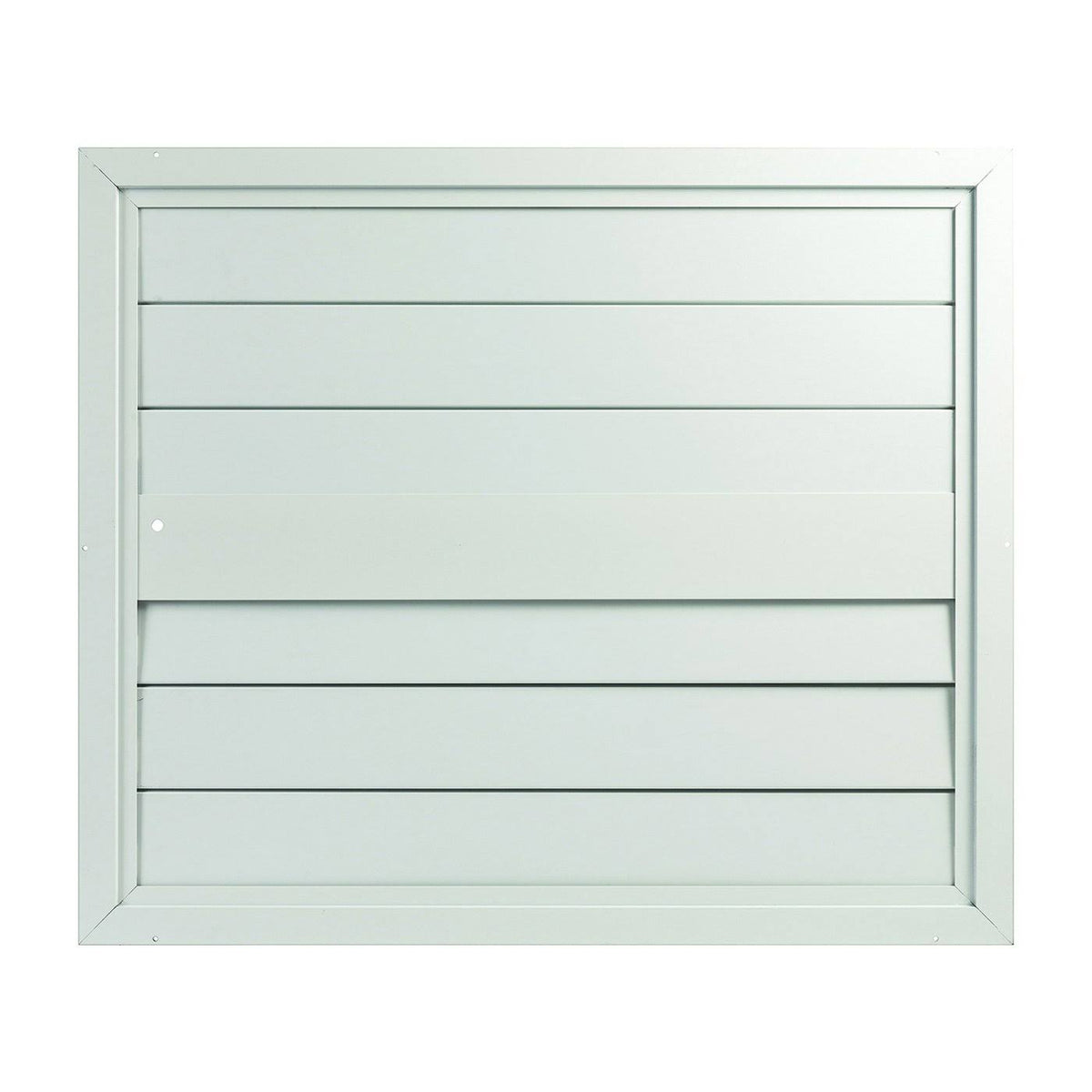 30x22 White Whole House Fan Shutter P216