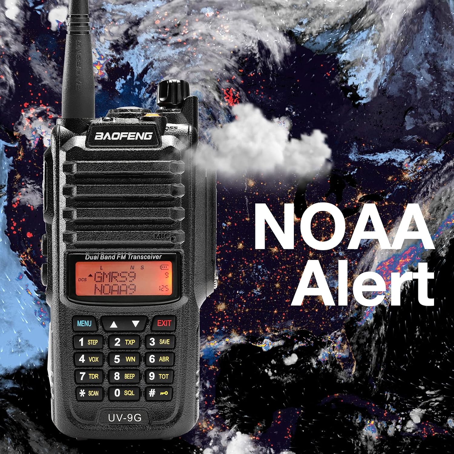 GMRS Radio Waterproof IP67 Dual Band Handheld X97172