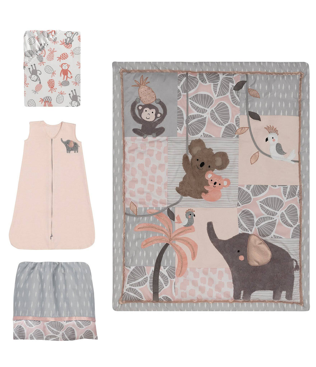 4-Piece Crib Bedding Set Q9207