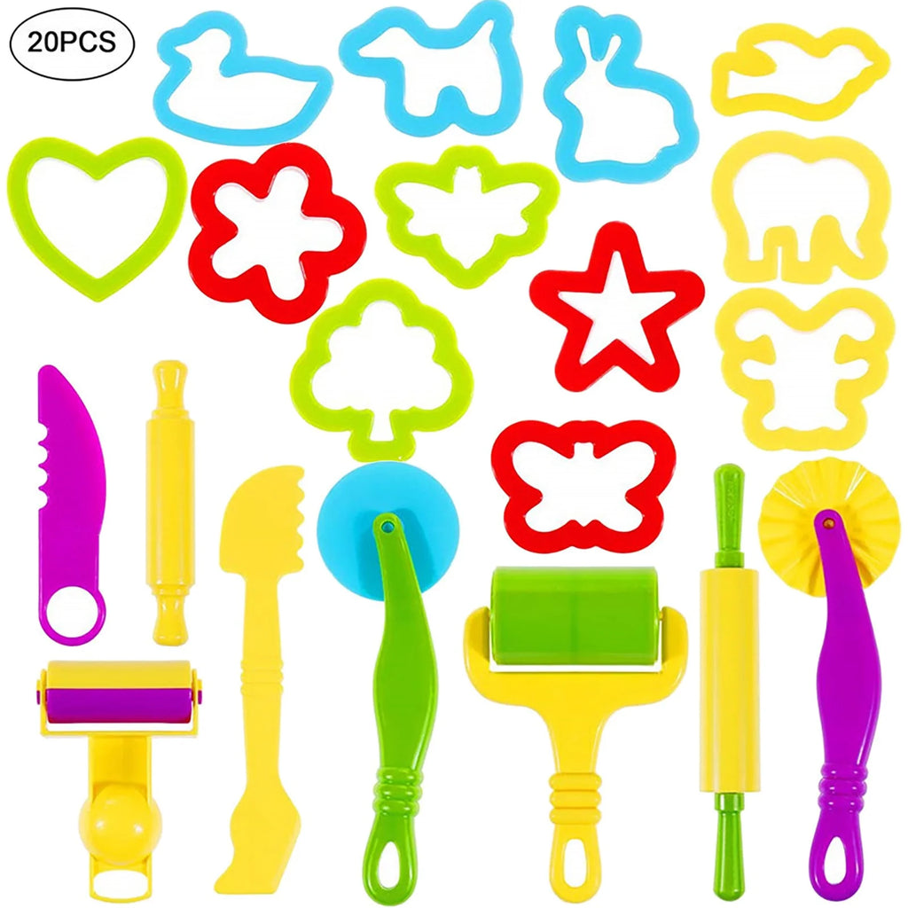 Christmas 20pc Playdough Tools Set U9827