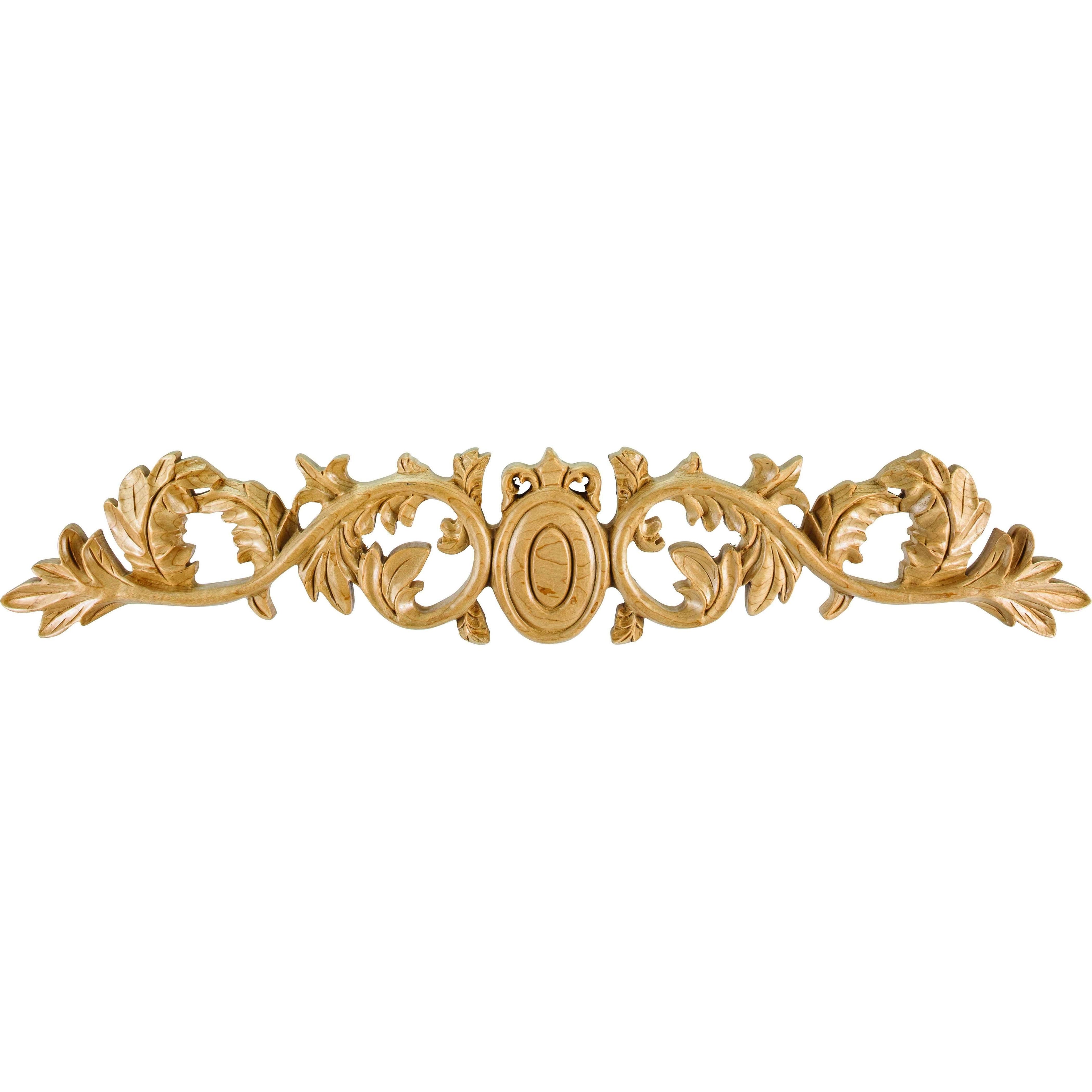 Hand Carved Rubberwood Onlay C257981