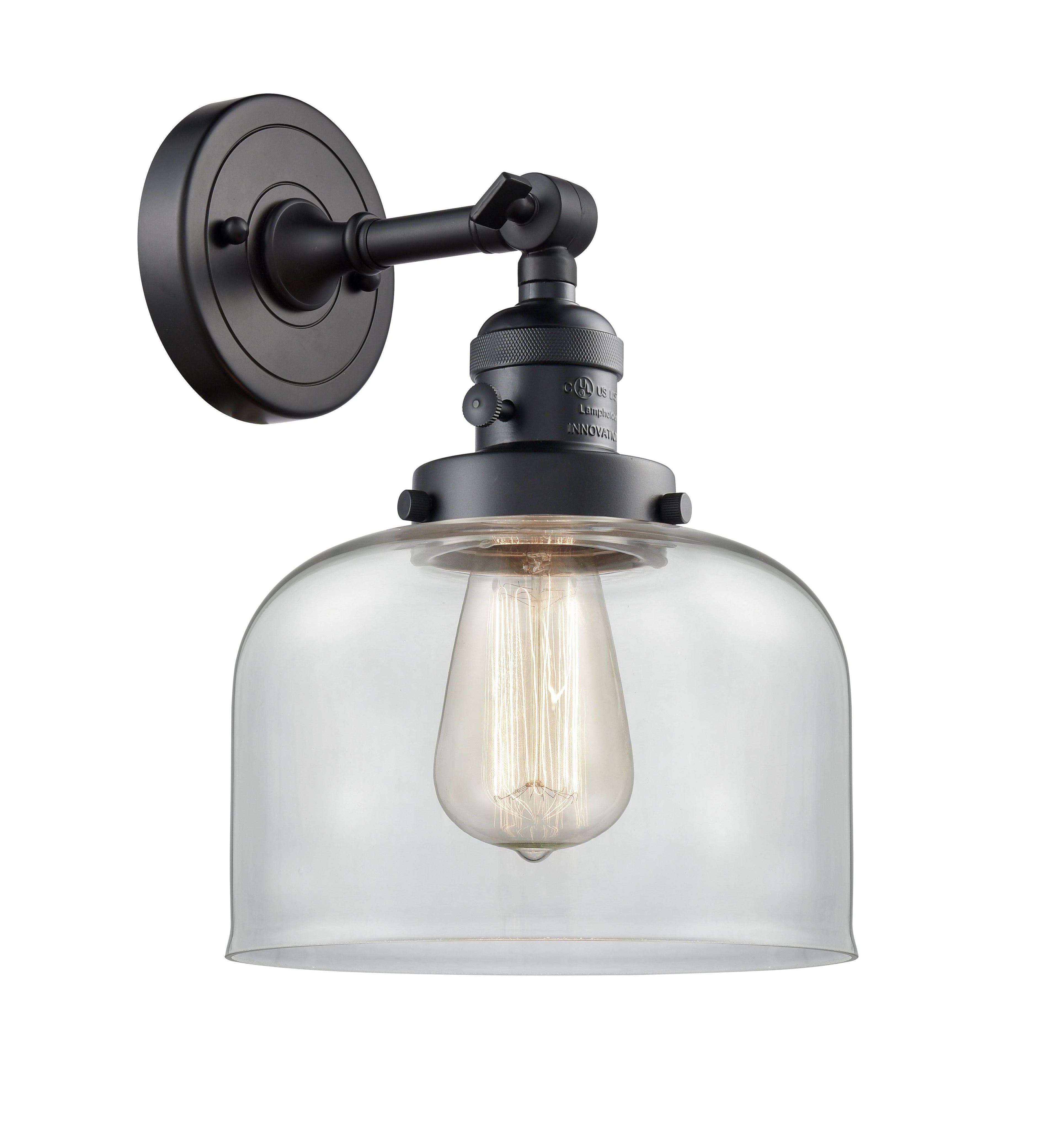 Black Bell 1 Light Sconce Z71523