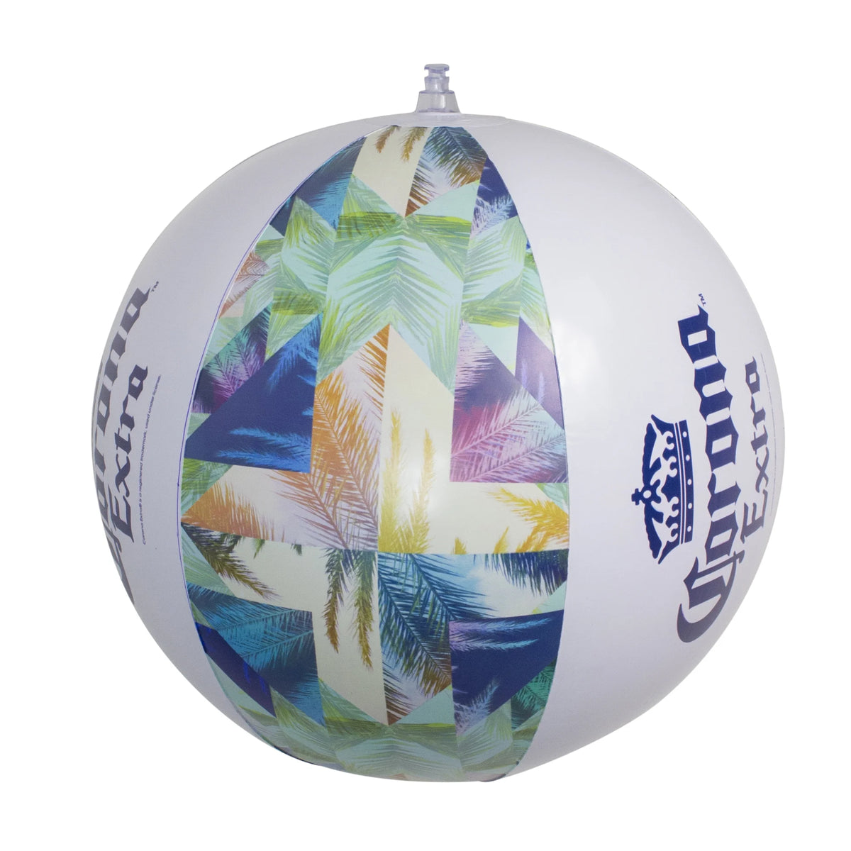 20" Tropical Blue and Green Inflatable Beach Ball B576