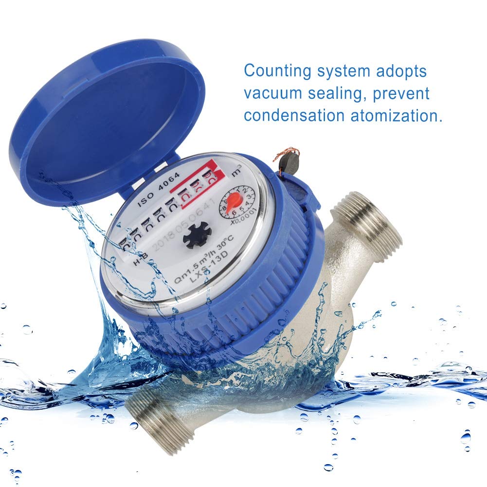 1/2 Inch Plastic Water Flow Meter with Fittings V411779