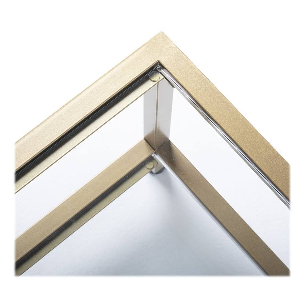 Gold Rectangle Coffee Table Z8972