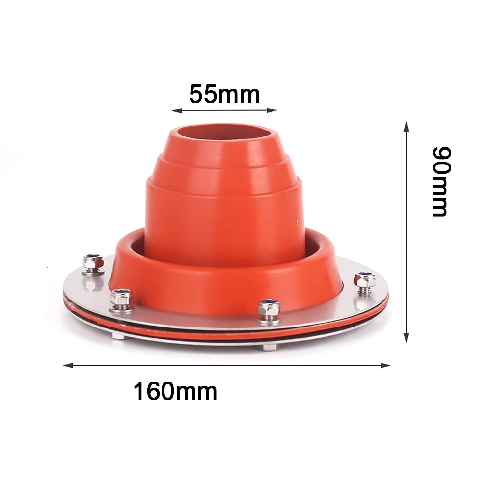 Jack Kit for Tent Flexible Roof Silicone Metal Roofing Tube Flashing High Resistance Scalding Device for Chimney E398793