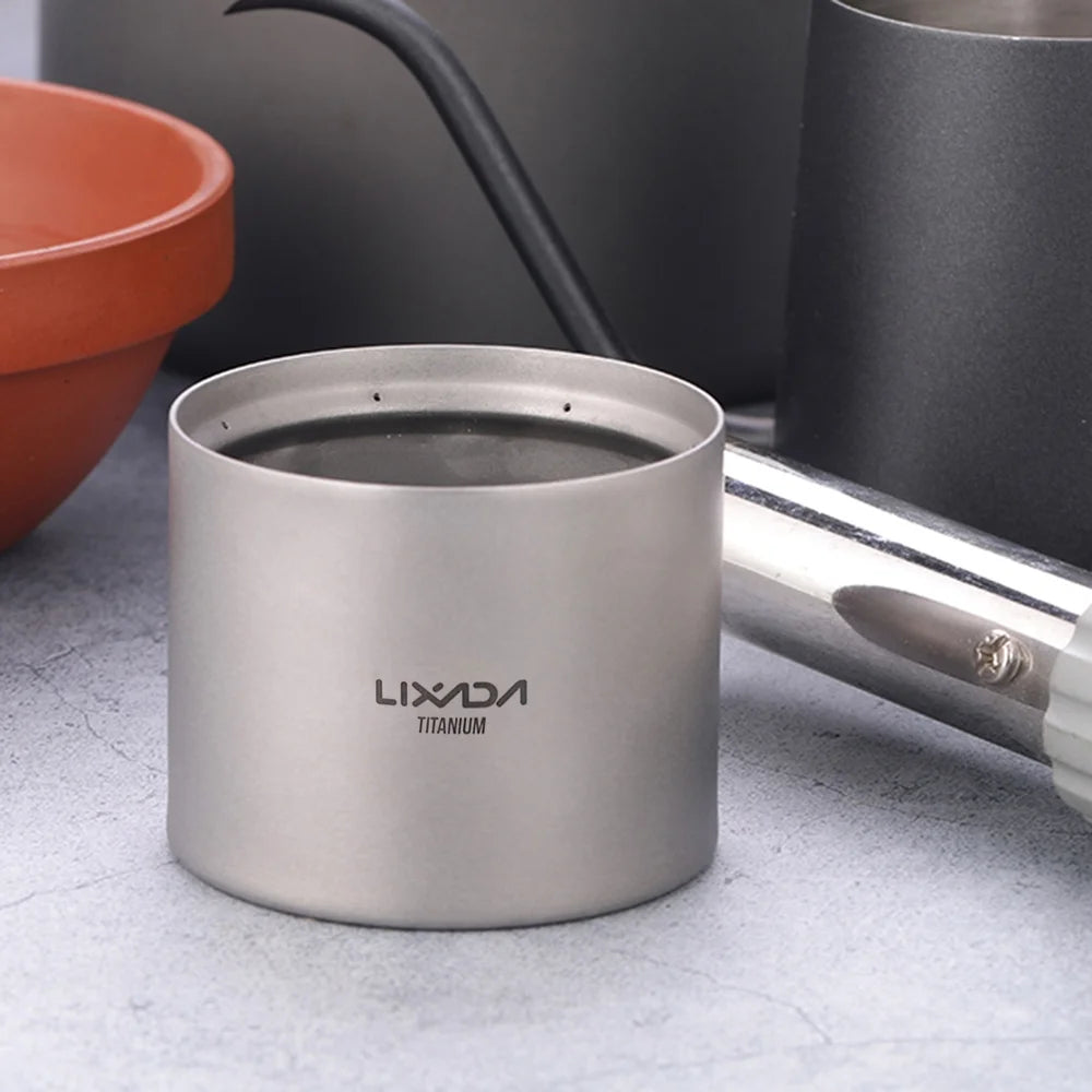 Titanium Liquid Spirit Stove with Cross Stand Rack Q4152